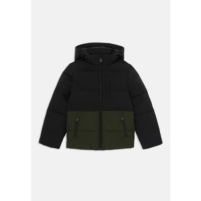 Abbildung von Jack &amp; Jones Junior Jjeowen Puffer Winterjacke für Kinder, Größe: 164, Rosin/black blocking