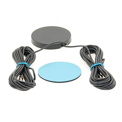 Abbildung von Alda PQ Antenne zur Glasbefestigung für 2G (GSM), 3G (UMTS), GPS mit SMA/M und FME/F Stecker 5m Kabel 2,14 dBi Gewinn