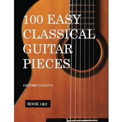 Abbildung von 100 Easy Classical Guitar pieces Book 1&amp;2: In standard notation and tablature