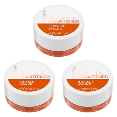 Abbildung von Catrice Under Eye Brightener, Augenpflege, Nr. 030, Braun, pflegend, aufhellend, farbanpassend, natürlich, schimmernd, vegan, ohne Parfüm, Alkohol, Konservierungsstoffe, 3er Pack (3x4.2g)