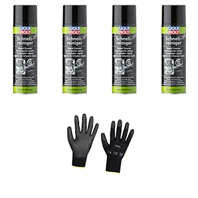 Abbildung von Iloda 4xOriginal Liqui Moly 500ml Schnellreiniger Cleaner 3318 Schutzhandschuhe