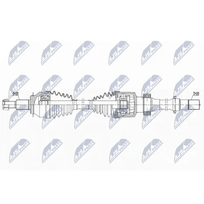 Abbildung von Antriebswelle NTY NPW MZ 082