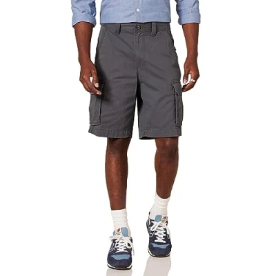Abbildung von Amazon Essentials Herren Cargo Shorts mit klassischer Schnitt (erhältlich in Big &amp; Tall), Grau, 42W