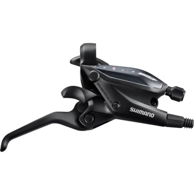 Abbildung von Schalt /Bremshebel (für Rechts) 7 Fach Shimano ST EF505 3 Fingers Schwarz
