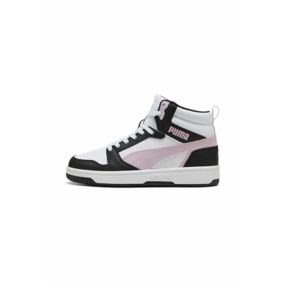 Abbildung von Puma Rebound Sneakers Schuhe Mit Colorful White/Rose Mauve/Black Größe: 35.5