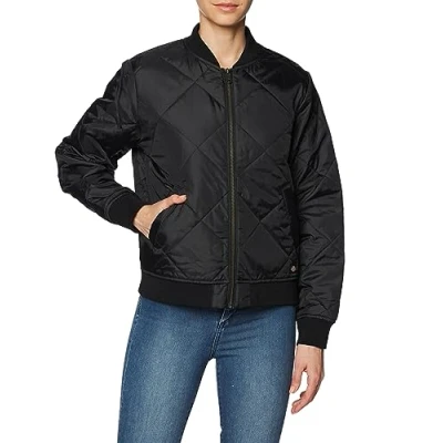 Abbildung von Dickies, Damen, Dickies Gesteppte Bomberjacke, Schwarz, S