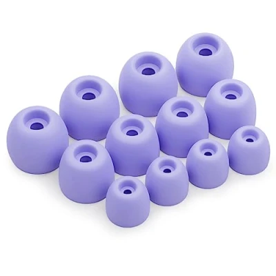 Abbildung von Okuli 12 x Silikon Ohrstöpsel Ohrhörer Gummi Tipps Für Samsung Galaxy Buds 2 Pro Kopfhörer in Violett