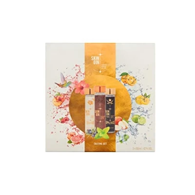 Abbildung von Skin Gin Handcrafted German Tasting Set mit 3 x 50ml Probiergrößen Manufaktur aus dem Alten Land 42%
