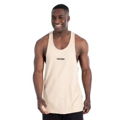 Abbildung von Smilodox Stringer LENO Top, Herren, Größe: 3XL, Creme