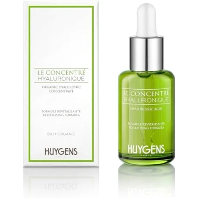 Abbildung von HUYGENS Hyaluronic Acid Concentrate Biologischen Ursprungs Tagesserum mit Hyaluronsäure 99% Natürlichen Revitalisierende Formel 30ml Vegan Made in France