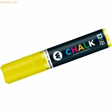 Abbildung von Molotow Windowmarker Chalk nachfüllbar 4 8mm neongelb
