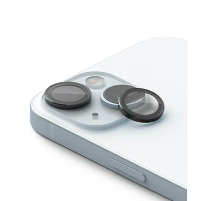 Abbildung von Ringke Camera Lens Frame Glass Kompatibel mit iPhone 15 Plus und 15, Anti Kratzen Kamera Gehärtetes Glasschutz Individuell Glas Kameraschutz