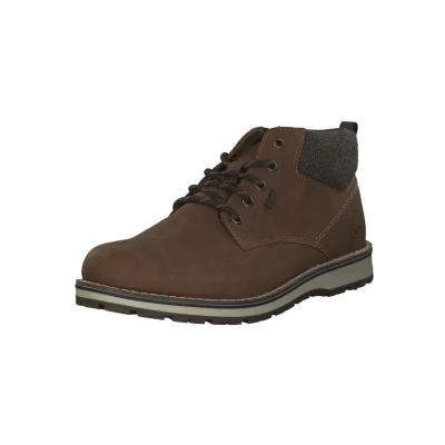 Abbildung von Rieker Schnürstiefelette, Herren, Größe: 47, Mandel braun navy Schuhe