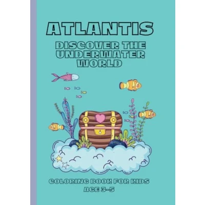 Abbildung von Atlantis Coloring book for children: pages with animals from the underwater world preschool children age 3 5