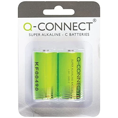 Abbildung von Q CONNECT KF00490 Batterie 1,5V 2 Stück C/baby