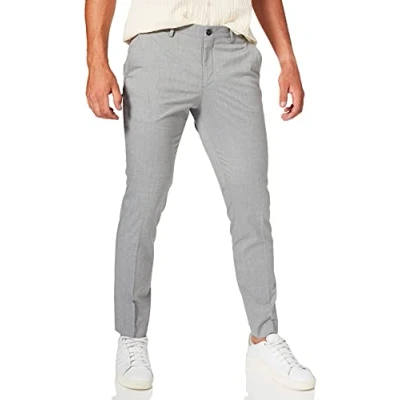 Abbildung von SELECTED HOMME Herren Shdnewone mylologan1 Light Grey Trs Noos Slim Fit Anzughose, Melange, 56 EU
