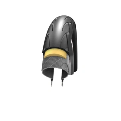 Abbildung von Ralf Bohle GmbH 318696 reifen kid plus 14x1 3/8 puncture guard activeline hs413 twinskin rigida negro