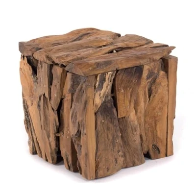 Abbildung von DESIGN DELIGHTS Hocker SITZBOX &quot;TEAK 30&quot;, 30x30x30 cm, Teakholz, Sitzhocker