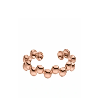 Abbildung von Purelei® Terra Ring Verstellbarer Kugelring aus Edelstahl 18K vergoldet/Silber/Roségold Organisches Design Größe 5060 (Rosegold)