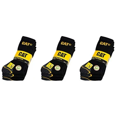 Abbildung von Cat Caterpillar Universelle Herren Socken 691224 Paar Farben und Größe wählbar in Schwarz, Blau, Grau, 35 40 41 45 46 50 (Groß), Socken, 9