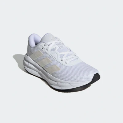Abbildung von adidas Performance Galaxy Laufschuh Stabilität, Damen, Größe: 41 1/3, Cloud white metalic core black Schuhe
