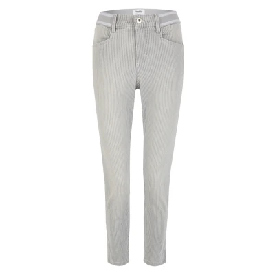 Abbildung von Angels Ornella Sporty MIT Nadelstreifen Design Jeans Slim Fit, Damen, Größe: 36, Hellgrau