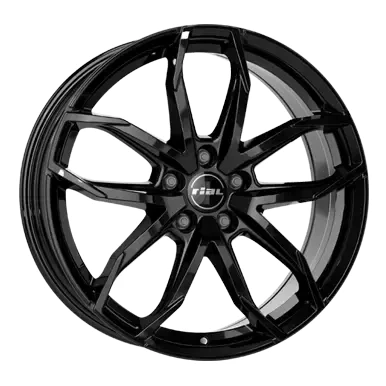 Abbildung von RIAL 5 loch 19Zoll 112mm Alufelge Lucca schwarz LUC80945B72 6 Felge