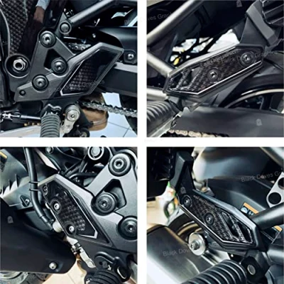 Abbildung von Harz Aufkleber für Motorrad, kompatibel mit Kawasaki Versys 1000 2019 2022 (Absatzschutz)