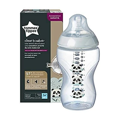 Abbildung von Tommee Tippee Advanced Anti Colic Baby Bottle Teats, Breast Like, Soft Silicone, Fast Flow, 6m+, Pack of 2