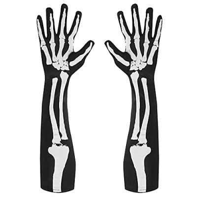 Abbildung von Widmann S.r.l. Kostüm Handschuhe Skelett 50 cm
