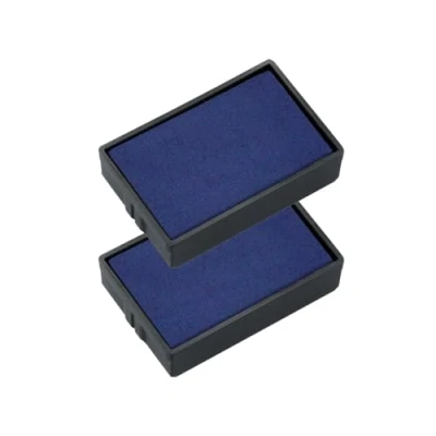 Abbildung von trodat Ersatzkissen 6/4850 einfach und sauber wechselbar Set mit 2 Stempelkissen in blau, dokumentenechte Tinte auf Wasserbasis, für die Stempel Modelle Printy 4850 4850/L