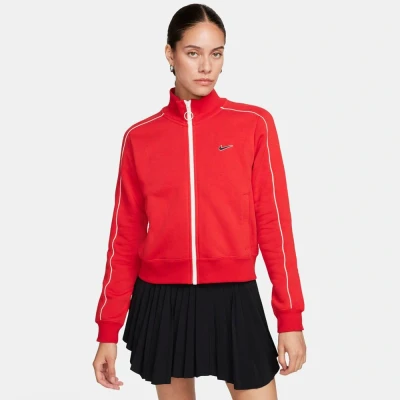 Abbildung von Nike Sportswear Sweatjacke, Damen, Größe: Large, University red/sail