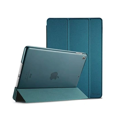 Abbildung von ProCase Hülle für iPad 9./8./7. Generation 10,2 Zoll 2021 2020 2019, Schutzhülle Smart Case Cover Kompatibel mit 9/8/7 Teal