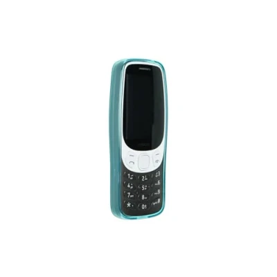 Abbildung von caseroxx Schutz Hülle TPU kompatibel mit Nokia 3210 (2024), Gummi Handy Tasche hellblau