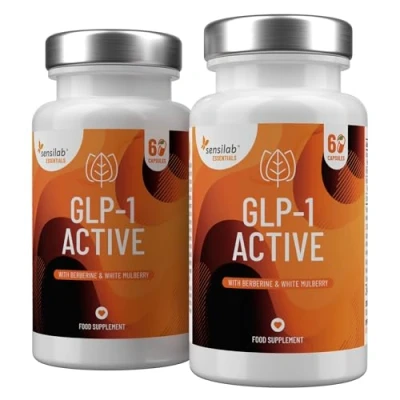 Abbildung von GLP 1 mit Berberin, Chrom und weißer Maulbeere, Vegan, 120 Kapseln, Essentials Active von Sensilab