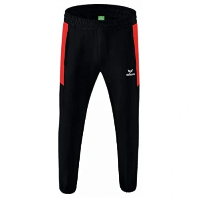 Abbildung von Erima Teamsport Wings Jogginghose, Herren, Größe: XXL, Schwarzrot