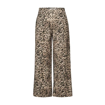 Abbildung von Street One Studio Culotte IM Leolook Stoffhose, Damen, Größe: 38x26, Braun