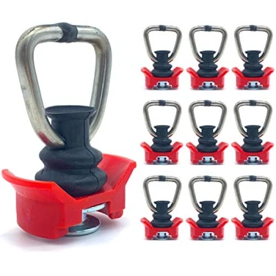 Abbildung von 10 Stück Endbeschlag Airline Fitting Single Stud Airlineschiene Airlinebeschlag Zurrschiene