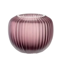Abbildung von LEONARDO Tischvase &quot;Dekovase BELLAGIO, mit Rillenstruktur&quot;, (1 St.), aus Glas, beere, handgefertigt