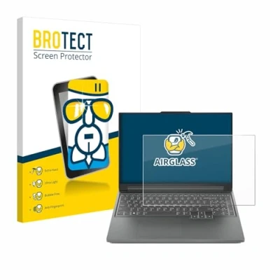 Abbildung von BROTECT Schutzglas für Lenovo Legion Slim 5 14 Schutzfolie Panzer Folie Glas [Extrem Kratzfest 9H, Anti Fingerprint, Ultra Transparent]