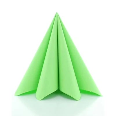 Abbildung von Sovie HORECA Servietten in Apfelgrün aus Linclass Airlaid, stoffähnliche Einwegservietten ideal für Hochzeit &amp; Partys, 40 x cm, 50 stück