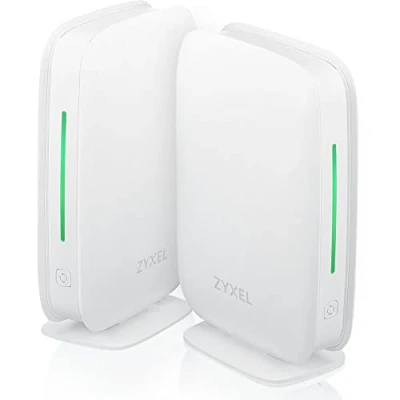 Abbildung von Multy M1 WiFi 6 AX1800 WLAN Mesh System von Zyxel für den gesamten häuslichen Bereich. Router und Satellit, kompatibel zu Alexa Zweierpack [WSM20]