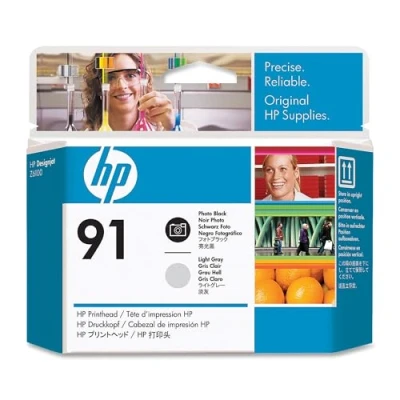 Abbildung von HP 91 (C9463A) Fotoschwarz + hellgrau Druckerpatrone