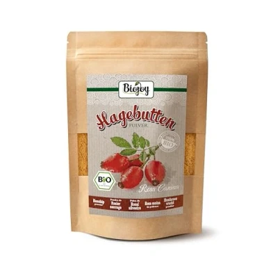 Abbildung von Biojoy BIO Hagebuttenpulver (250 g), ganze Hagebutte schonend gemahlen (Rosa Canina)