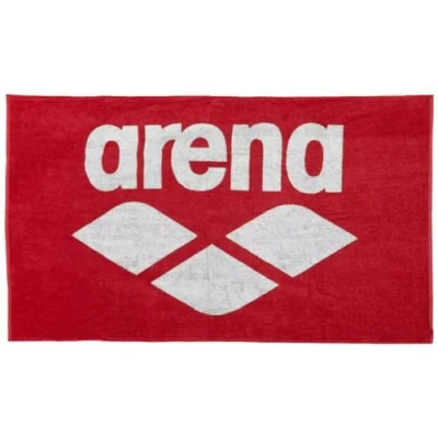 Abbildung von Arena Unbekannt Unisex Erwachsene Baumwoll Pool Soft Handtuch, Red white, 150x90cm EU