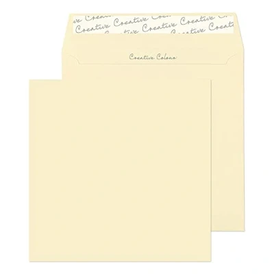 Abbildung von Blake Creative Colour 653 Quadratsicher Briefumschläge Haftklebung Streichrahm 160 x mm 120g/m² 500 Stück