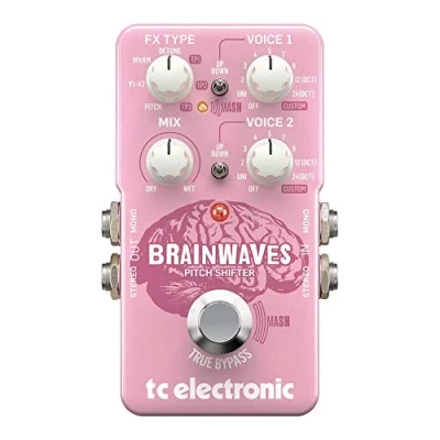 Abbildung von TC Electronic BRAINWAVES Pitch Shifter Außergewöhnlicher mit Algorithmen in Studioqualität, 4 Oktaven Dual Voices und bahnbrechendem MASH Fußschalter