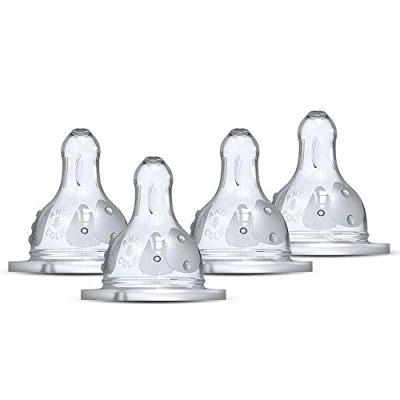 Abbildung von Dodie Anti Colic Sauger, rund, für Anfänger, Durchfluss 2 mittel, 4 Stück