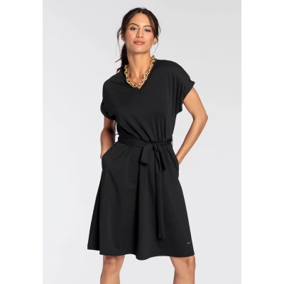 Abbildung von Bruno Banani Jerseykleid, geschnürter Rücken
