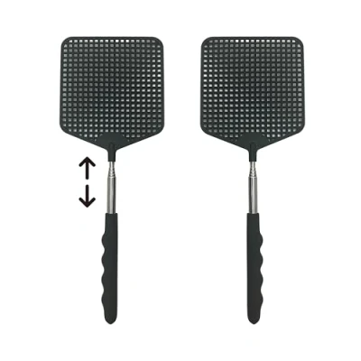Abbildung von 2 Stück fliegenklatsche，fliegenklatsche stabil，fliegenklatsche ausziehbar，fliegenklatschen，Fly swatter，teleskop fliegenklatsche，mückenklatsche